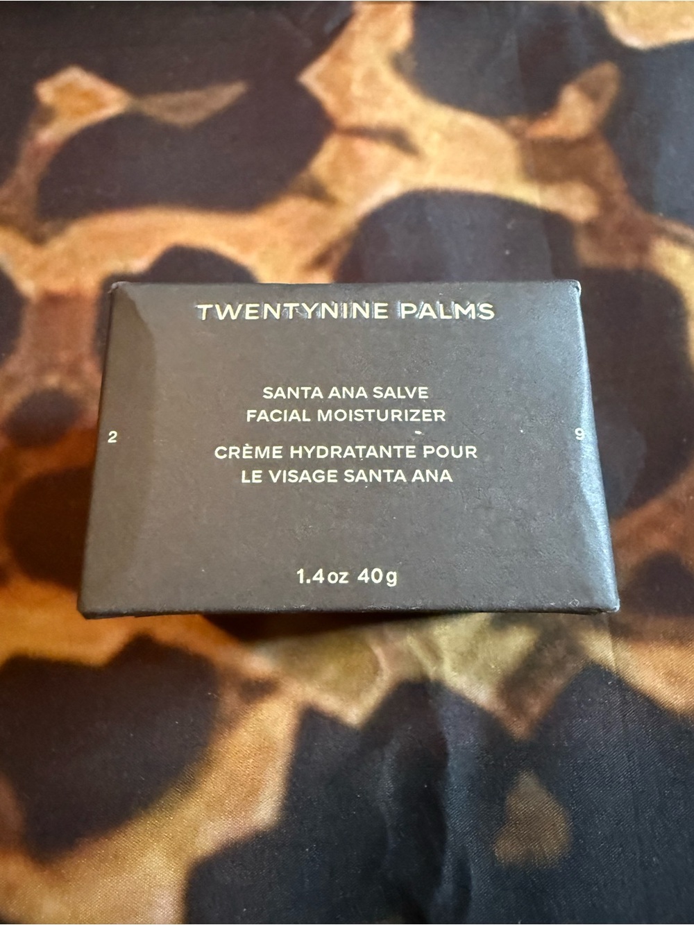 Twentynine Palms Santa Ana Salve Facial Moisturizer — Black